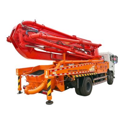 China Automatic Concrete Plant 31.5MPa Cement Pump Change Truck With Mixer for sale