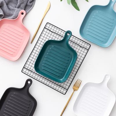 China Hot Ceramic Tableware Pizza Tableware Dish Ceramic Tableware Nordic Restaurant Viable Dish Restaurant Ceramic Dinner Dishes for sale