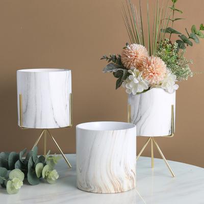 China Wholesale Modern Decoration Nordic Indoor White Garden Home Style Planters And Flower Plant Ceramic Pot for sale