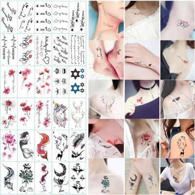 China Temporary Wholesale Fashion Romantic Decorative Body Arms Semi Permanent Tattoo Stickers for sale