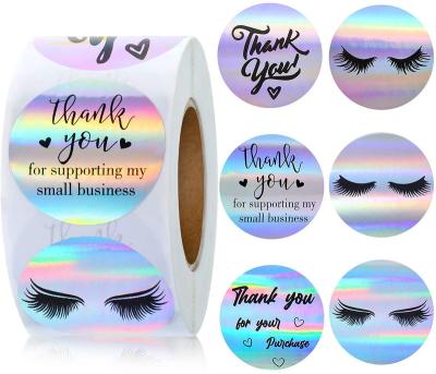 China Waterproof Custom 3D Waterproof Laser Hologram Adhesive Label Holographic Vinyl Self Adhesive Sticker for sale