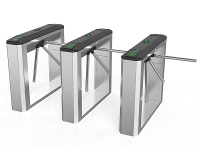 China AI Face Recognition Tripod Turnstile Gate EU Standard Turnstile Door Access Control for sale