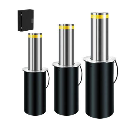 중국 600mm Height Hydraulic Retractable Bollards Barriers With Chromeplate Guide Rail 판매용