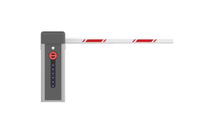 China Boom Barrier Gate System Hochgeschwindigkeits Drop Arm Barrier Gate mit Zaun Arm für Parkplatzmanagement zu verkaufen