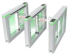 China DC 24V Swing Barrier Turnstile Met -25~75°C Werktemperatuur En 40~60 Mensen/Min Doorgangssnelheid Te koop