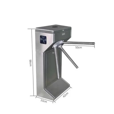 China Entrada Porta de saída Cartão deslize Máquina de controle de acesso Tripódio Turnstile à venda