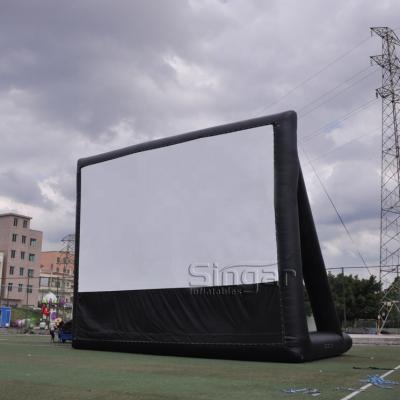 China 16:9 Commercial Projection Cinema Giant Inflatables 40ft Outdoor Inflatable Big Screen Cinema for sale