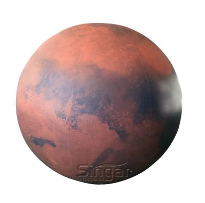 China Decorative Advertising PVC PVC Inflatable Mars Solar System Planets Balloon Ball for sale