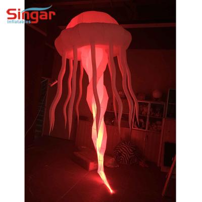 China Oxford Jellyfish Inflatable Decoration Lighted Balloon Cloth Commercial Coupons Prices for sale