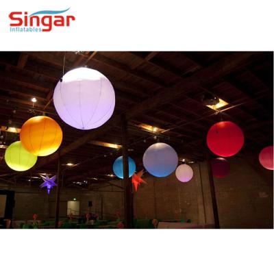 China Beautiful Colorful Inflatable Led Light Party Ball, Inflatable Earth Ball, Inflatable Globe Ball for sale