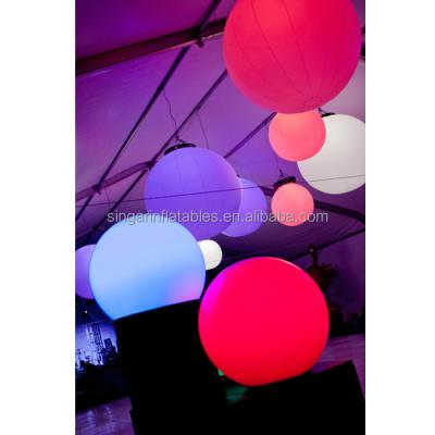 China Decorative Inflatable Led Oxford Party Stage Ball Sphere for sale