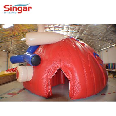 China Commercial Oxford Cloth Inflatable 3D Heart Model, Inflatable Organ Model for sale