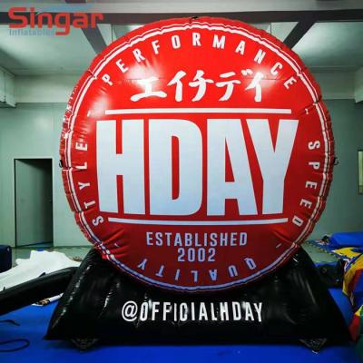 China PVC Tarpaulin Or Oxford Round Inflatable Billboard For Advertising for sale