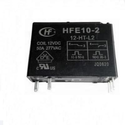 China Hot Selling Relay High Power HFE10-2-12-HT-L2 12V Double Coil Relay 5pin HFE10-2-12-HT-L2 DIP for sale