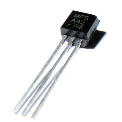 China MPSA42 A42 TO-92 Original Hot Selling Power Transistor Triode Transistor MPSA42 New Chip for sale