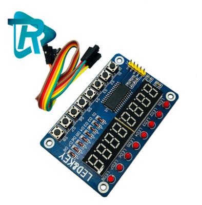 China Main Module 8 Bit Digital LED Display Tube TM1638 Digital Main Module TM1638 for sale