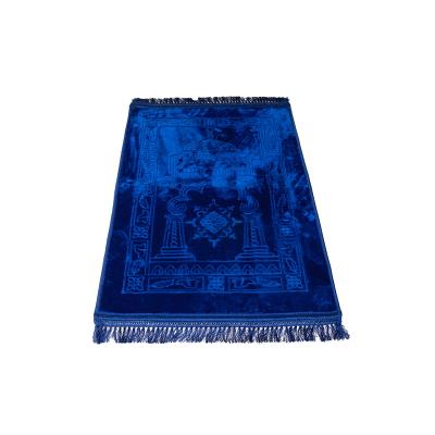 China New Design Washable Polyester Mat Rectangle Portable Muslims Mat 100% Muslim Child Worship Travel for sale