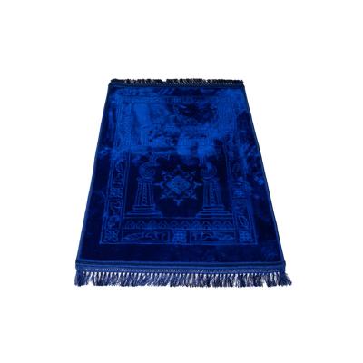 China Beautiful Design Rectangle Prayer Mat Pakistan Color Custom Muslim Washable Prayer Mat for sale