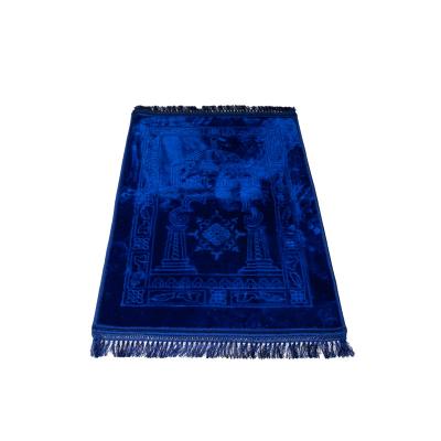 China Polyester Washable High End Custom Prayer Mat Large Worship Mat Prayer Mat Muslim for sale