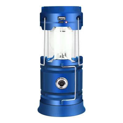 China Outdoor Camping LED Camping Lights USB Charging Portable Lanterns Solar Outdoor Camping Lights Tent Lights for sale