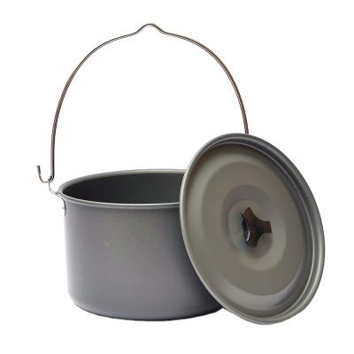 China Portable Cooking Pot Widely Used Outdoor Pan Cookware Pot And Pan Top Quality Metal Tableware for sale