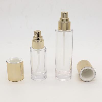 China Wholesale Personal Care Cosmetic Glass Bottles Empty Cosmotic Round Cap And Jars Glass Bottle 20ml 30ml 50ml 80ml 100ml 120ml for sale