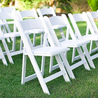 China Outdoor Modern Garden Furniture Outdoor White Black Colors Wedding Event Folding Chair Foldable Plastic Outdoor Camping Chairs for sale