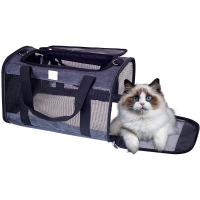 China Sustainable Furry Dog Carrier Pet Carrier For Small Medium Cats Dogs, Small Dog Carrier Soft Sided, Collapsible Puppy Carrier for sale