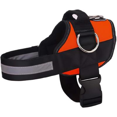 China Sustainable No-Pull Pet Harness With 3 Side Rings, Adjustable Soft-Padded Pet Vest For Training Walking On for sale