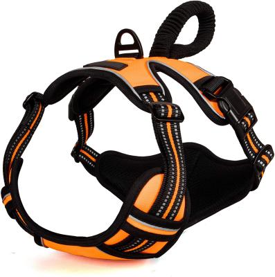 China Newest Sustainable Reflective Harness Leash Set Dog Harness for sale