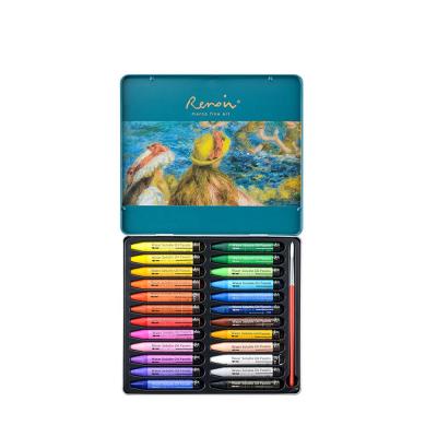 China Art-Using Andstal Renoir 24 Color-Water Color Oil Pastel Mixable Professional Colored Pencils For Painting for sale