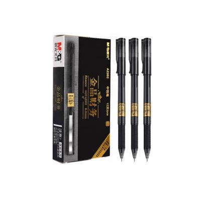 China Andstal Normal 0.3MM Ultra Fine Semi Needle Black Gel Ink Pen Office Neutral Pen For School Supplies for sale