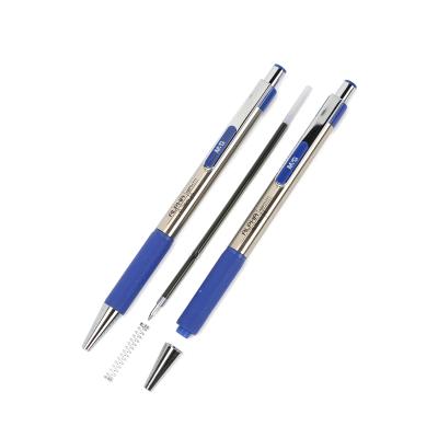 China office & School Promotional M&G Metal Ball Pen Ballpoint Pen Black Ink 0.7mm Ballpoint Pen Retractable Pens for sale