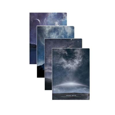 China Andstal Sky Black Fresh Starry Notebook A5 80Sheets Hardcover Notebook Hardcover Book For Notepad Notebook for sale