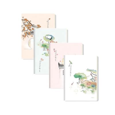 China Exquisite hardcover book Chinese style pattern notebook B5 school stationery notebook for students for sale