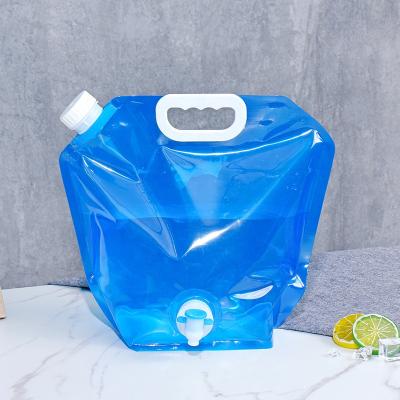 China Barrier 5 Liter Bpa Free Alkaline Water Bags 5l Collapsible Drinking Water Bag With Tap for sale