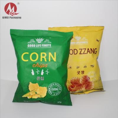 China Safety Custom Printing Plastic Plantain Packaging Bags Potato Chips Pouch For Snack Packing for sale