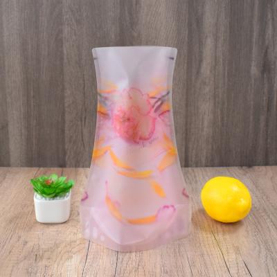 China CLASSIC Custom Printed Cheap Tall Decorative Collapsible Plastic Flower Vase for sale