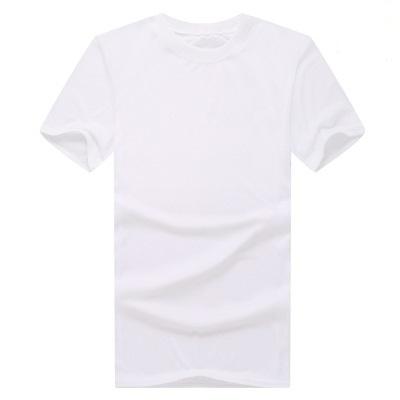 China Anti-pilling election campaign anti-pilling anti-pilling men's unisex logo T-shirt promotional white blank polyester for sale