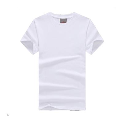 China OEM Custom Simple Anti-pilling Men's 100% Cotton T-shirts Logo Election Campaign White Blank Anti-pilling for sale