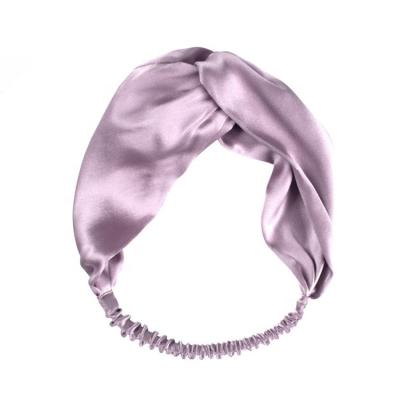 China Custom 100% Custom 100% Headbands Hair Accessories Bands Women Girls Mulberry Silk 19 Logo Super Exquisite Good Quality OEM Friendly Material Momme Friendly Material for sale