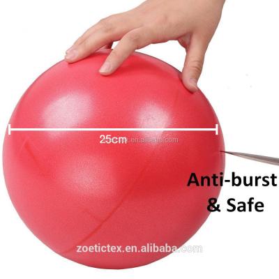 China Pilates Pilates Soft Balance Ball Yoga Ball Balance Ball Anti-burst 25cm Small Fitness Gym Mini for sale