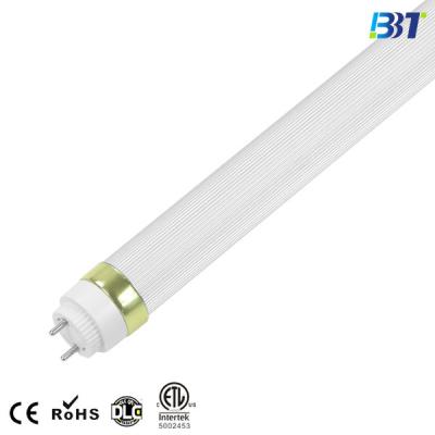 Chine La couverture T8 de PC a mené la lumière de tube > 50000 heures >110lm/w 5 ans de garantie de couleur de blanc à vendre