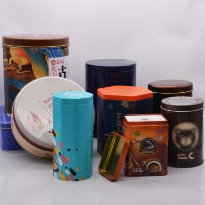 China Food Cookies Tin Box With Handle Square Tin Tin Cookie Tin Vintage Container Metal Packaging Boxes For Cookies for sale