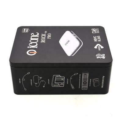 China Custom High Quality Electronic Cd Case Jewel Case Cd Box Tin Box Materials Router Router Electronic Product Tin Box for sale