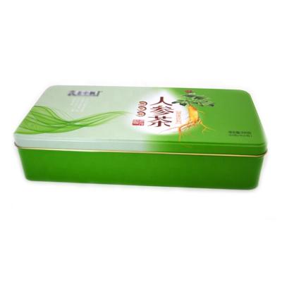 China Recyclable Tea Tin Box For China Rectangle Tin Box For Luxury Gift Tin Box Food Grade Rectangle Tea Tinplate for sale