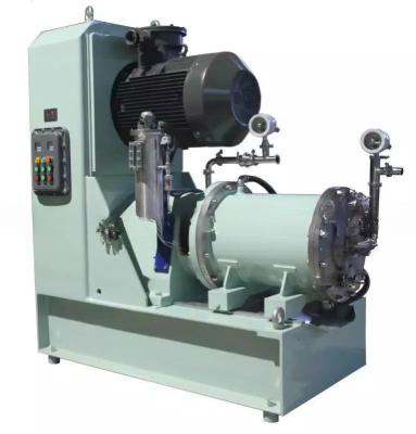 China Zirconia Bead 10 Liter Horizontal Sand Mill Particle Size Wet Grinding Machine for sale