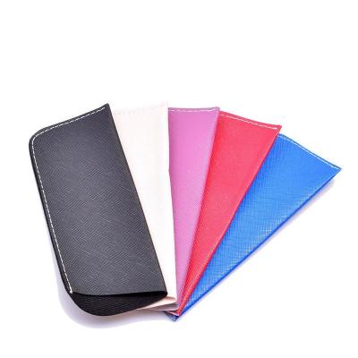 China Custom Xinhe PU Eyewear Eyewear Sunglasses Pouch Case Leather Pouch Case for sale