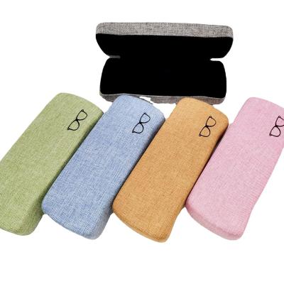 China Fabrics Canvas Reading Case Shell Glasses Case Low Price Xinhe PU Eye Glasses Spectacle Box Hard Optical Monocle Cases for sale