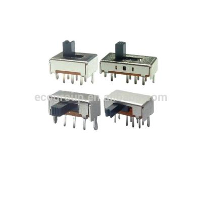 China dpdt 2p3t Miniature Slide Switch 2P3T About SK23D29N-GJ18211 0.5A 50V DC for sale